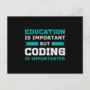 Carte Postale Codage Codeur Médicale est important Coder Coder I