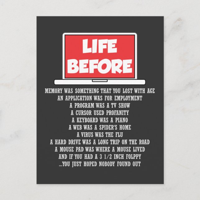 Carte Postale Codeur logiciel de programmateur de Geek informati (Devant)