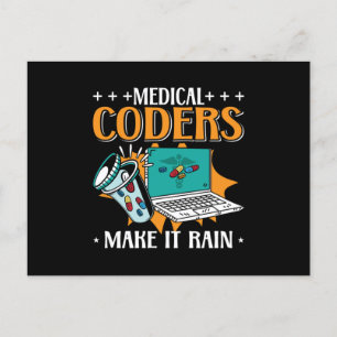 Carte Postale Codeurs Médicales Rendre Pluie Codeur Médicale