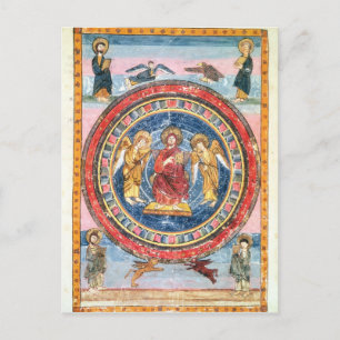 Carte Postale Codex Amiatinus Christ en Majesté