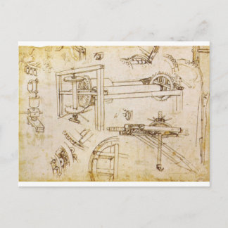 Carte Postale Codex Atlanticus