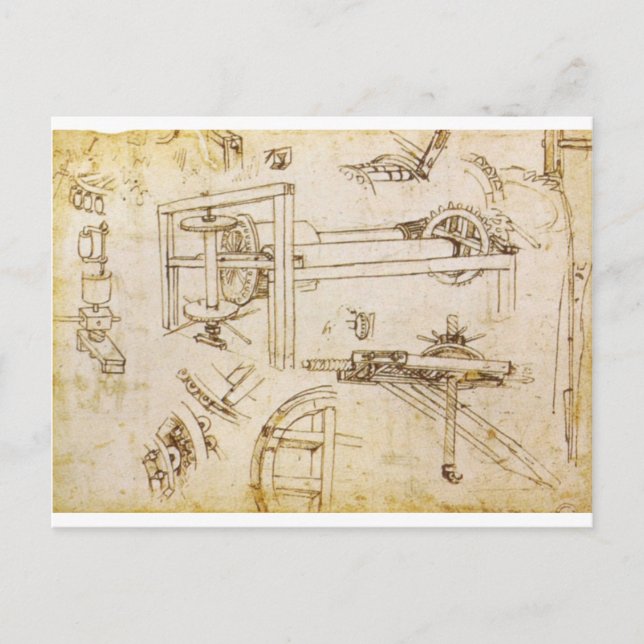 Carte Postale Codex Atlanticus (Devant)