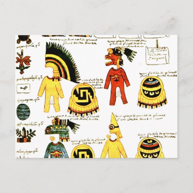 Carte Postale Codex Mendoza (Devant)