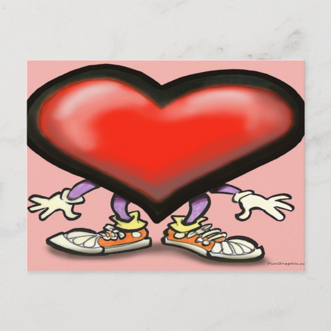Carte Postale Coeur (Devant)