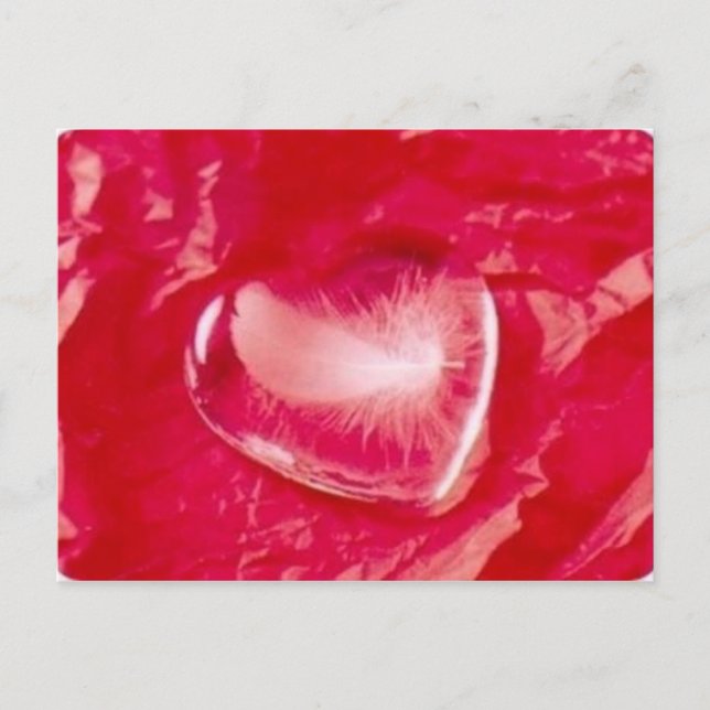 Carte Postale cœur (Devant)