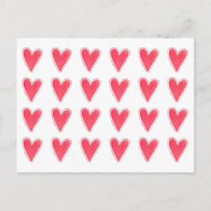 Carte postale coeur