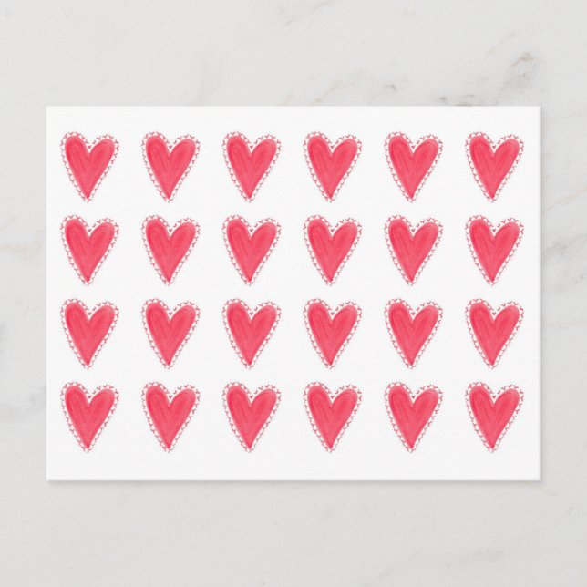 Carte postale coeur (Devant)