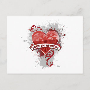 Carte Postale Coeur Afrique du Sud