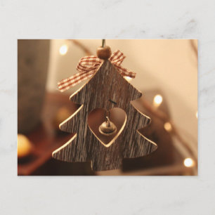 Carte postale Coeur Arbre de Noël