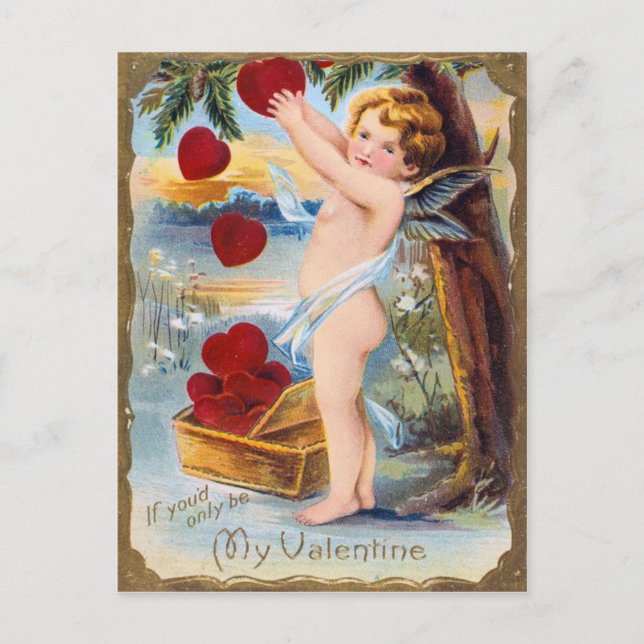 Carte postale Coeur Arbre Valentines (Devant)