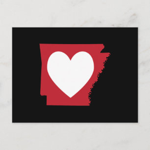 Carte Postale Cœur Arkansas