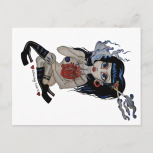 CARTE POSTALE COEUR ASHTRAY