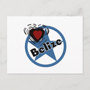 Carte Postale Coeur Belize