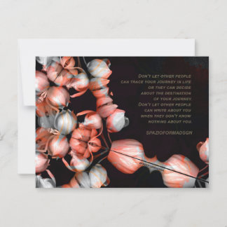 Carte Postale "Coeur blanc en noir du soleil" & Voyage