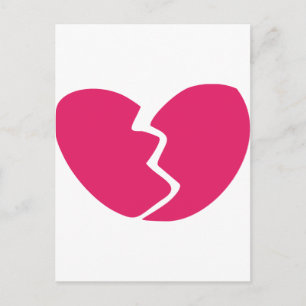 Carte Postale Coeur brisé