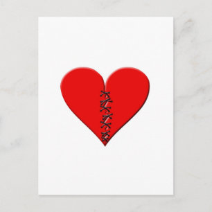 Carte Postale Coeur brisé