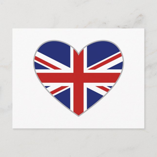 Carte Postale Coeur britannique (Devant)