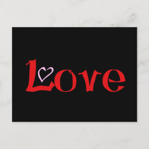 Carte Postale Coeur d'amour