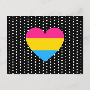 Carte Postale Coeur de fierté transexuelle