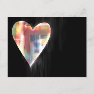 Carte postale Coeur de goutte