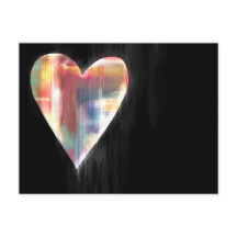 Carte postale Coeur de goutte