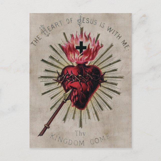 Carte postale Coeur de Jésus (Devant)