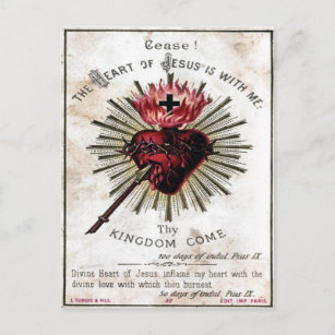 Carte postale Coeur de Jésus