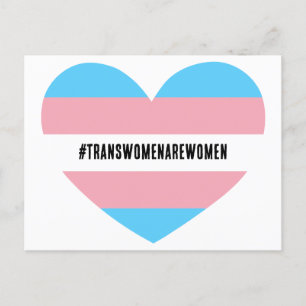 CARTE POSTALE #COEUR DE LA FEMME DE TRANSWOMENAREWOMEN