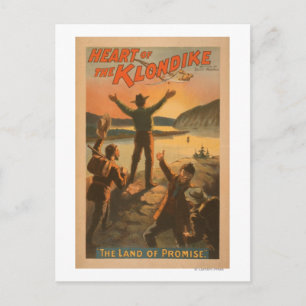 Carte Postale Coeur de la mine "Terre de Promesse" du Klondike
