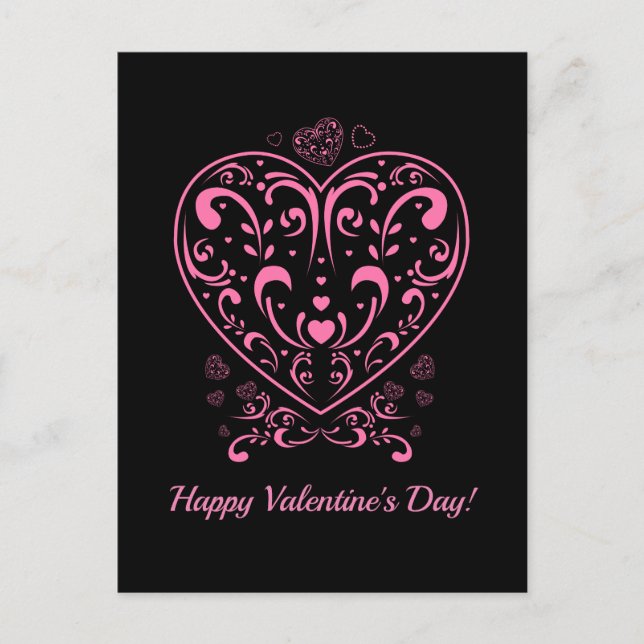Carte postale Coeur de la Saint-Valentin (Devant)