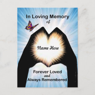 Carte Postale Coeur de main éternel