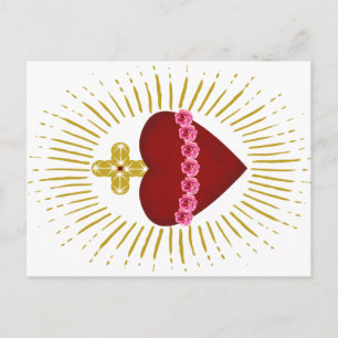 Carte Postale Coeur de Marie