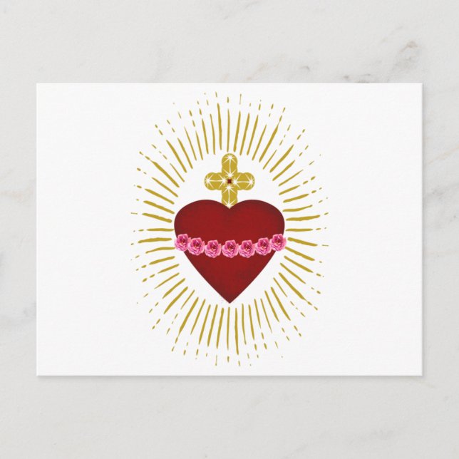Carte Postale Coeur de Marie (Devant)