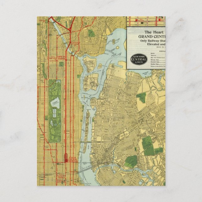 Carte Postale Coeur de New York (Devant)