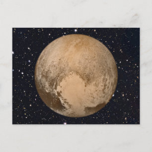 Carte Postale Coeur de Pluto Starry Sky