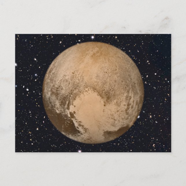 Carte Postale Coeur de Pluto Starry Sky (Devant)