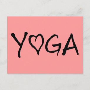 Carte Postale Coeur de yoga