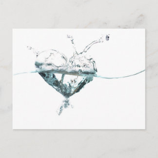 Carte Postale coeur d'eau