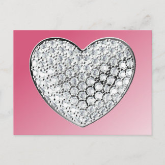 Carte Postale Coeur diamant