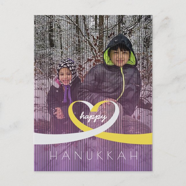 Carte Postale Coeur du ruban (Devant)