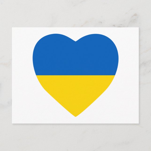 Carte Postale Cœur d'Ukraine (Devant)