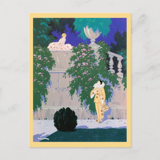 Carte Postale Coeur d'un clown (Devant)