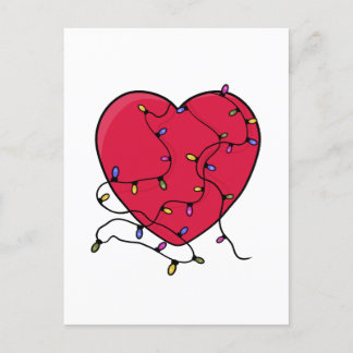 Carte Postale Coeur éclairé