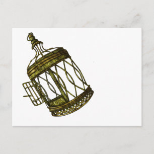Carte Postale Coeur en cage