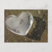 Carte postale Coeur fondu