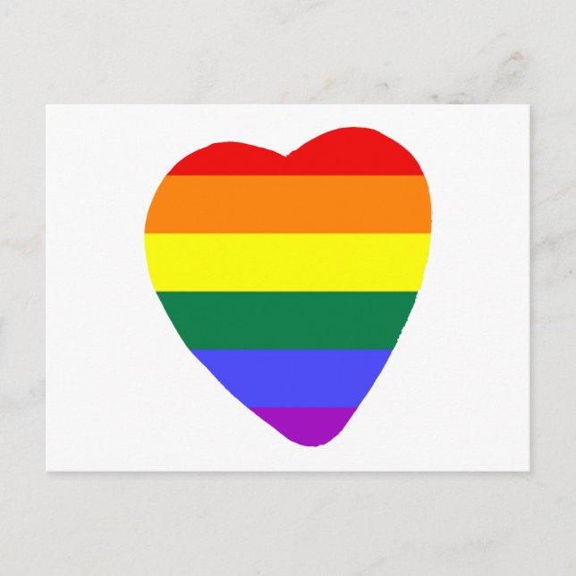 Carte Postale Coeur gay (Devant)