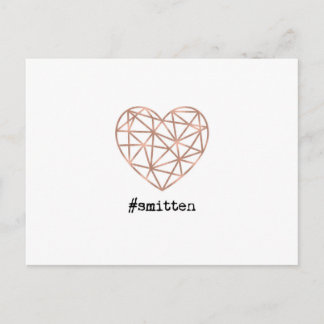 Carte Postale Coeur géométrique Smitten