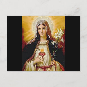 Carte Postale Coeur immaculé de Sainte Vierge Marie, mère de Die