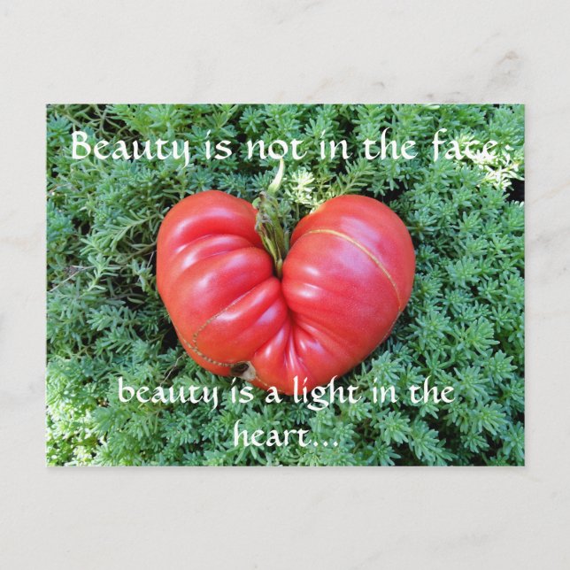 Carte postale Coeur Inspirationnelle (Devant)