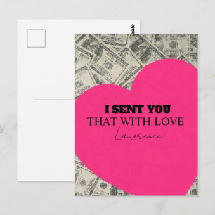 Carte Postale Cœur mignon de commissariat à distance de prison